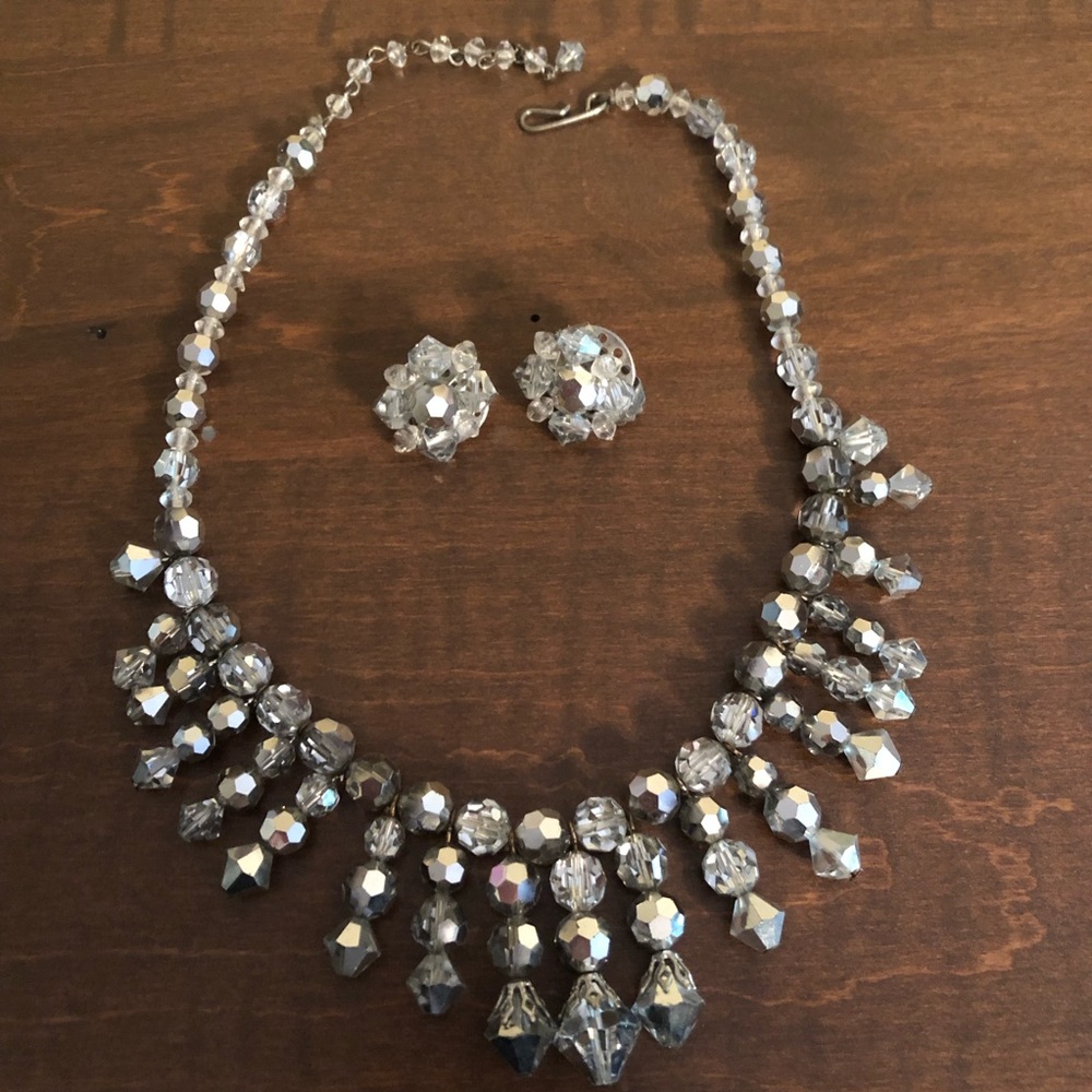 Vintage necklace and earrings